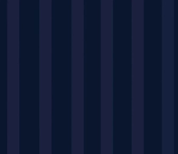 ELEGANZZE Cotton Blend 90x100 King Size Flat 300 TC Navy Blue Striped 1 Bedsheet with 2 Pillow Covers