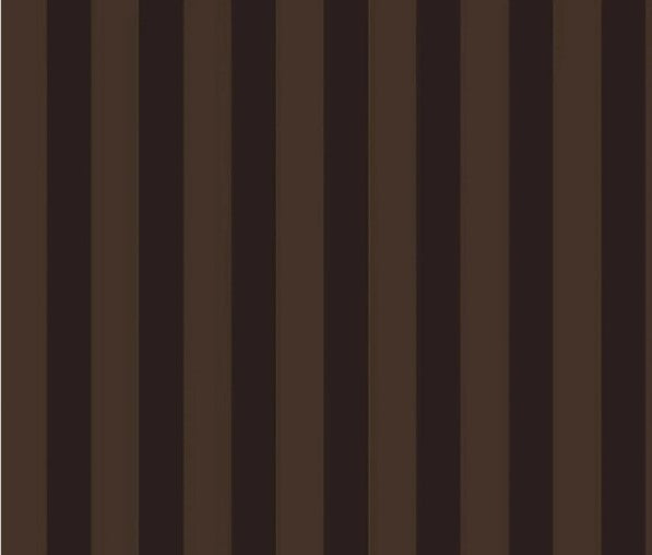 ELEGANZZE Cotton Blend 90X100 Inches King Size Flat 300 TC DARK Brown Striped 1 Bedsheet with 2 Pillow Covers